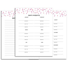 Load image into Gallery viewer, date night planner printable