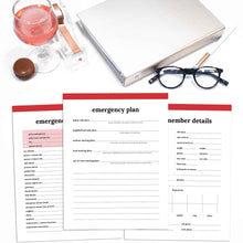 Load image into Gallery viewer, Emergency Planner | Classic-Rings and Disc Planner-Confetti Saturday