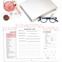 Load image into Gallery viewer, Emergency Planner | Signature Confetti