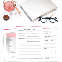 Load image into Gallery viewer, Emergency Planner | Signature Stripe
