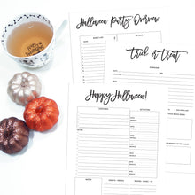 Load image into Gallery viewer, Halloween Planner Inserts | City