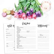 Load image into Gallery viewer, House Sitter Planner Inserts | City