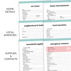 House Sitter Planner | Classic-Rings and Disc Planner-Confetti Saturday