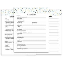 Load image into Gallery viewer, Printable-House Sitter Planner | Signature Confetti-Rings and Disc Planner-Confetti Saturday