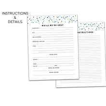 Load image into Gallery viewer, House Sitter Planner | Signature Confetti