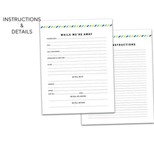 Load image into Gallery viewer, House Sitter Planner | Signature Stripe
