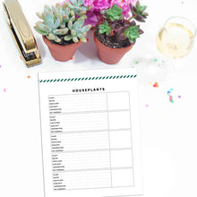 Load image into Gallery viewer, Houseplant Planner Page | Signature Stripe