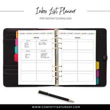 Load image into Gallery viewer, Inbox List Agenda Refill Printable-Confetti Saturday