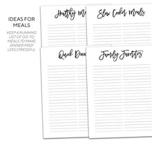 Load image into Gallery viewer, Meal Planner | City