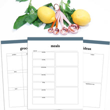 Load image into Gallery viewer, Meal Planner | Classic-Rings and Disc Planner-Confetti Saturday