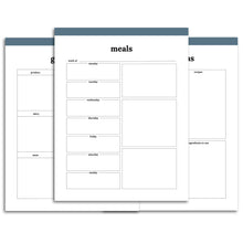 Load image into Gallery viewer, Meal Planner | Classic-Rings and Disc Planner-Confetti Saturday