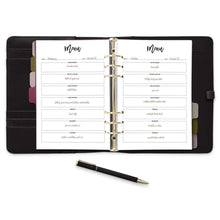 Load image into Gallery viewer, Menu Planner Inserts, Printed or Printable-Confetti Saturday