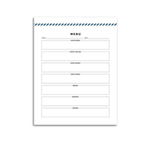 Load image into Gallery viewer, Menu Planner | Signature Stripe