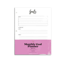 Load image into Gallery viewer, Monthly Goal Planner Inserts | City