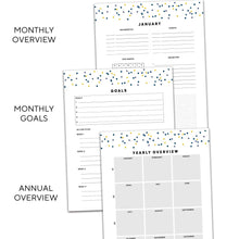Load image into Gallery viewer, Monthly Goal Planner | Signature Confetti