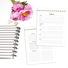 Load image into Gallery viewer, Monthly Goal Planner | Signature Stripe