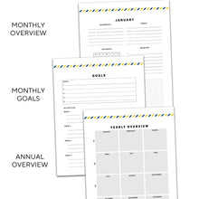 Load image into Gallery viewer, Monthly Goal Planner | Signature Stripe