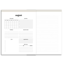 Load image into Gallery viewer, Monthly Overview Planner | Classic-Rings and Disc Planner-Confetti Saturday