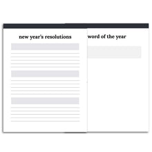 Load image into Gallery viewer, New Year's Resolutions Planner | Classic-Rings and Disc Planner-Confetti Saturday
