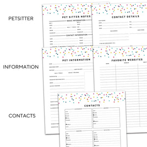 Pet Planner | Signature Confetti