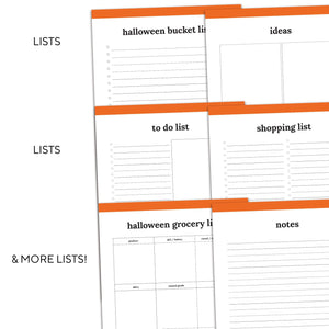 Halloween Planner | Classic-Rings and Disc Planner-Confetti Saturday