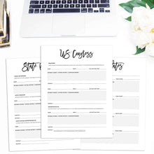 Load image into Gallery viewer, Political Planner Inserts | City