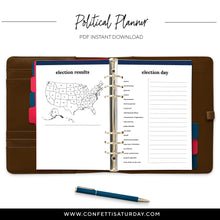 Load image into Gallery viewer, Political Planner-Confetti Saturday