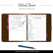 Load image into Gallery viewer, Political Planner-Confetti Saturday