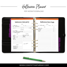 Load image into Gallery viewer, Halloween Planner Inserts-Confetti Saturday