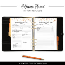 Load image into Gallery viewer, Halloween Planner Refill Printable-Confetti Saturday