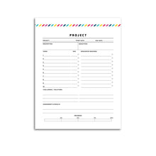 Load image into Gallery viewer, Project Planner Page | Signature Stripe