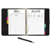 Load image into Gallery viewer, Room Parent Planner Pages for Agenda-Confetti Saturday