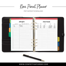 Load image into Gallery viewer, Room Parent Planner Inserts-Confetti Saturday
