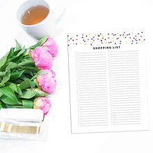 Load image into Gallery viewer, Shopping List | Signature Confetti