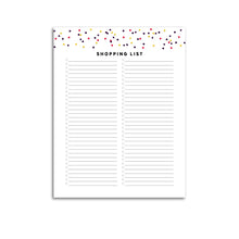 Load image into Gallery viewer, Printable-Shopping List | Signature Confetti-Rings and Disc Planner-Confetti Saturday