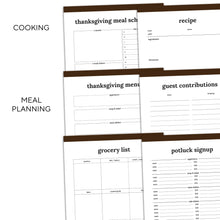 Load image into Gallery viewer, Thanksgiving Planner | Classic-Rings and Disc Planner-Confetti Saturday