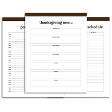 Load image into Gallery viewer, Thanksgiving Planner | Classic-Rings and Disc Planner-Confetti Saturday