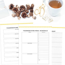 Load image into Gallery viewer, Thanksgiving Planner | Signature Stripe