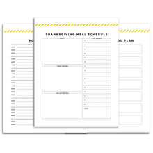 Load image into Gallery viewer, Thanksgiving Planner | Signature Stripe