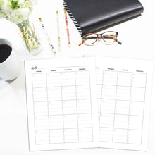 Load image into Gallery viewer, Monthly Priorities Planner, Undated | City