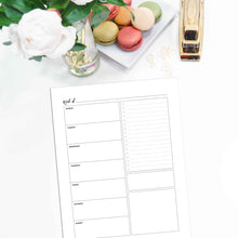 Load image into Gallery viewer, Weekly Planner, Undated v1 | City