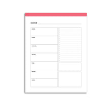 Load image into Gallery viewer, Weekly Planner, Undated v1 | Classic-Rings and Disc Planner-Confetti Saturday