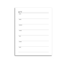 Load image into Gallery viewer, Weekly Planner, Undated v2 | City