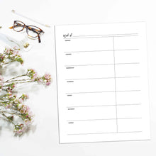 Load image into Gallery viewer, Weekly Planner, Undated v3 | City