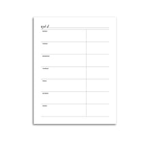 Load image into Gallery viewer, Weekly Planner, Undated v3 | City