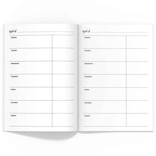 Load image into Gallery viewer, Weekly Planner TN, Undated v3-Travelers Notebook-Confetti Saturday