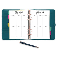 Load image into Gallery viewer, Weekly Boxes Planner Pages-Confetti Saturday