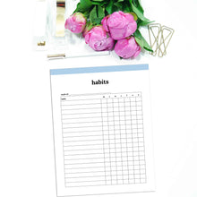 Load image into Gallery viewer, Weekly Habit Tracker Planner | Classic-Rings and Disc Planner-Confetti Saturday
