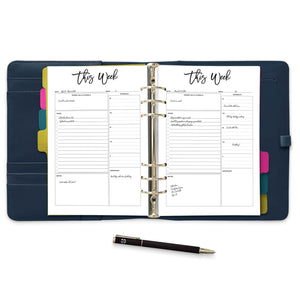 Weekly Planner Pages-Confetti Saturday