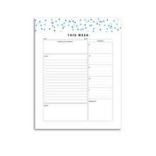Load image into Gallery viewer, Weekly Planner Summary | Signature Confetti